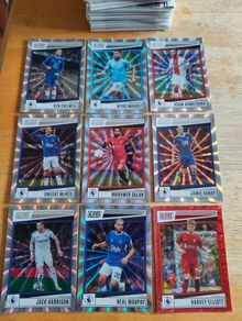 Panini premier league score cards 2022 lot of 212 cards