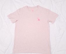 Begley & Bowie Beige Pink Graphic Slogan All You Need Is Colour Rainbow Leopard T Shirt Top Size XS