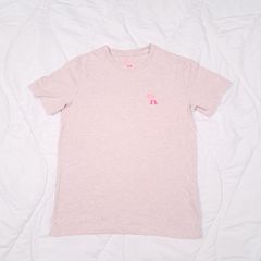 Begley & Bowie Beige Pink Graphic Slogan All You Need Is Colour Rainbow Leopard T Shirt Top Size XS
