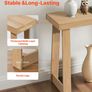 91.5 cm Console Table, Modern Desk Behind the Couch, Wooden Rectangle Entrance Desk, Narrow Long Sofa Table Accent Stand, Ideal for Hallway Image 4