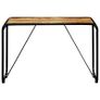 Dining Table 118x60x76 cm Solid Rough Mango Wood Image 2