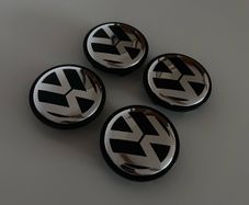 Volkswagen Wheel Centre Caps - Set of 4