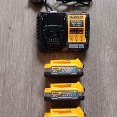 DeWalt Batteries & Charger (New)
