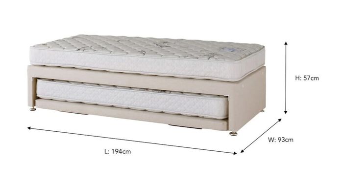 Single guest bed - with trundle