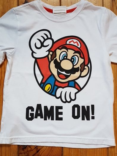 Age 7 Official Mario Teeshirt