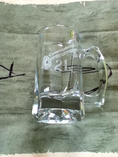 Duiske Glass 21st Birthday Killian Tankard