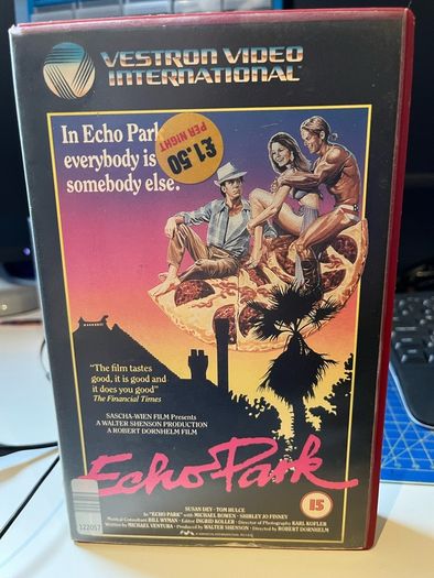 Echo Park VHS Vestron big box ex rental
