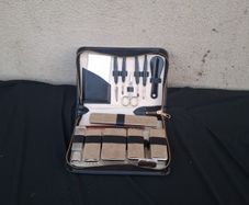 Vinyage navy travel box postage possible