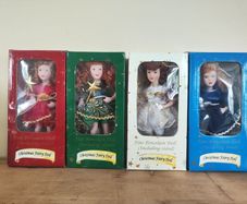 Christmas Porcelain Doll