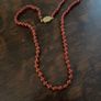 Retro cornelian string of beads Image 5