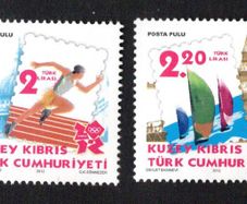 2012 Cyprus Olympic Games London, England Commemorative Stamps Mint Never Hinged (MNH)