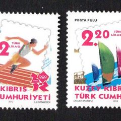 2012 Cyprus Olympic Games London, England Commemorative Stamps Mint Never Hinged (MNH)