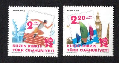 2012 Cyprus Olympic Games London, England Commemorative Stamps Mint Never Hinged (MNH)