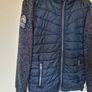 superdry  superstorm jacket Size small ptp 19" Hooded Navy in excellent condition Image 4