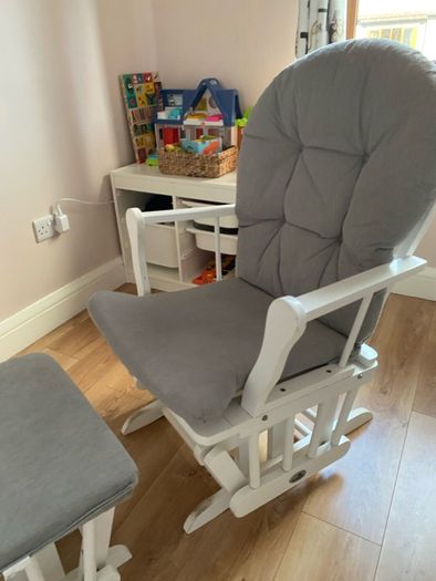 Babylo Brompton Glider Chair & Footstool - Collection only Ballincollig
