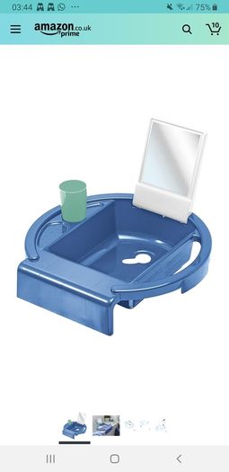 Rotho Babydesign Kiddy Wash Children's Washbasin, to be Attached to The Edge of The Bathtub