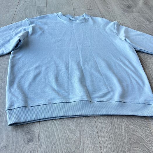 NEW Dunnes Stores Light Blue Relaxed Fit Sweatshirt Size L