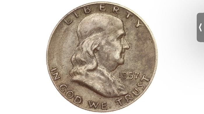 B.Franklin Half Dollar 1957 D