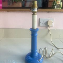 Vintage Marks and Spencer Blue Porcelain Table Lamp