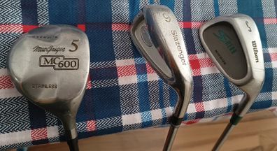 Wood 5, Iron 6, & SW, Golf Set
