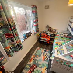 Curtains, rug and quilt vehicle theme
