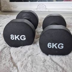 6kg & 8k dumbbells