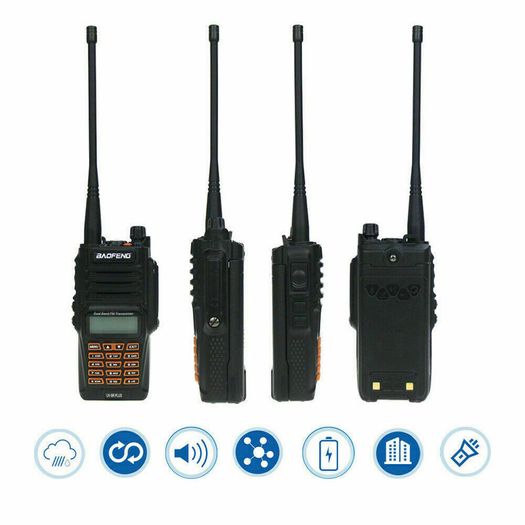 Baofeng UV-9R plus Waterproof IP68 Walkie Talkie High Power CB Ham 50 20 KM Long Range UV9R portable Two Way Radio hunting
