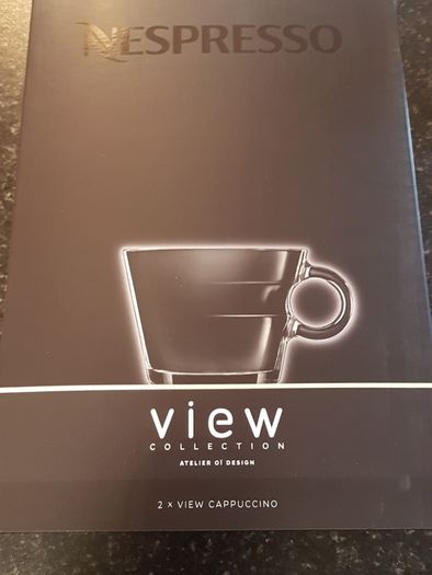 BNIB Nespresso 2 Cup and Saucer Set