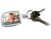 Photo Rectangle Key Ring