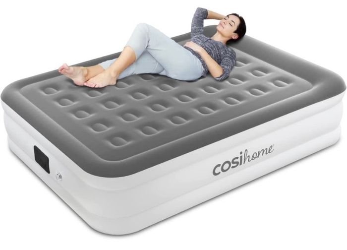 Single Sized Air Bed - Premium Single Air Mattress With a Built-in Electric Pump, Integrated Raised Pillow and Storage Bag MULTIPLE SIZES AVAILABLE (FREE POSTAGE)