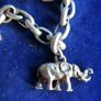 Vintage Heavy Sterling Silver 925 Charm Bracelet length 9" - 31,9g Image 4