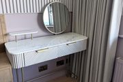 Next 'Valencia' Light Grey Solid Mango Wood Dressing Table - Mint Condition