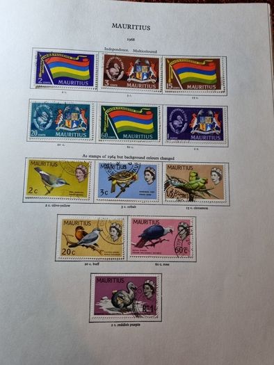 MAURITIUS album with stamps