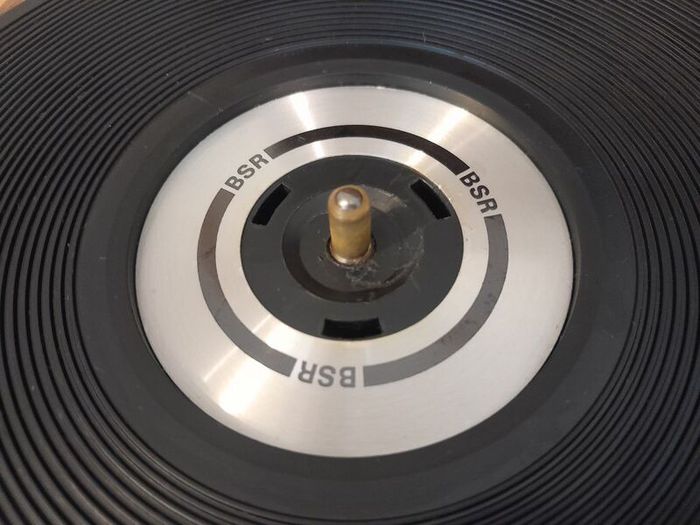 TELLUX TLP4/BSR portable record player. 3 Speed Turntable, 33, 45, 78 RPM. Vintage 1970's. Antique. Vinyl. 70's. Turntable.