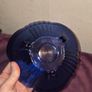 Vintage Cobalt Blue Footed Fruit Bowl Image 8
