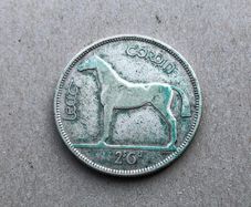 Irish Silver Half Crown