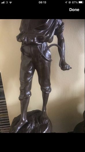 Antique Solid Bronze Statues