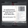 1996 Ireland 10 unit kit Kat (Gemplus GEM1) Call Card Mint in Packaging Image 2