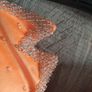 hand made spectacular orange dress size fits xs s worn once Image 4