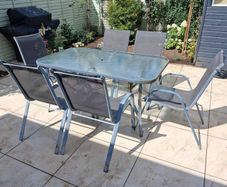 Patio table and chairs