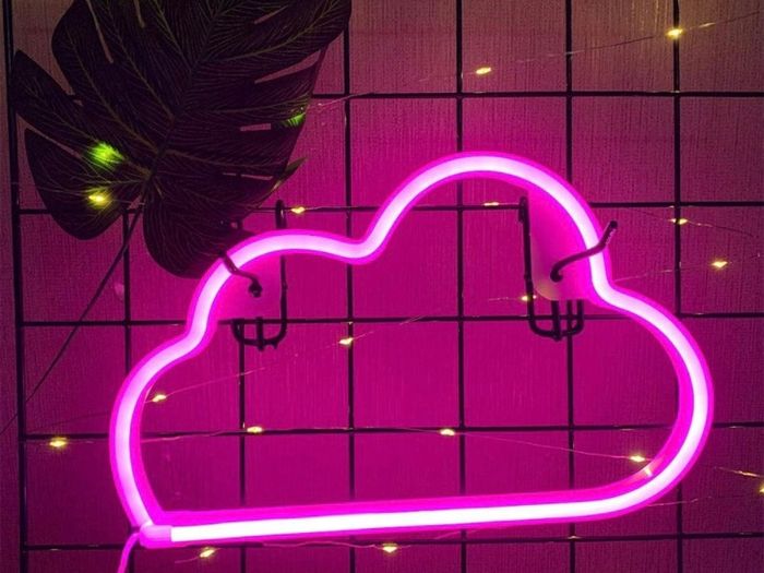 Neon Cloud Lights Pink Neon Light Neon Lights for Walls Neon Wall Light Cloud Neon Light Signs Neon Night Light for Girls Bedroom Cloud Neon Light Battery/USB Operated Light up Your Home Party (FREE POSTAGE)