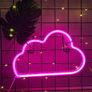 Neon Cloud Lights Pink Neon Light Neon Lights for Walls Neon Wall Light Cloud Neon Light Signs Neon Night Light for Girls Bedroom Cloud Neon Light Battery/USB Operated Light up Your Home Party (FREE POSTAGE) Image 3
