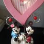 vintage mickey and minnie mouse photo frame Image 2