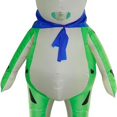 Frog Costume, Adult Inflatable Costume Frog Halloween Costumes Full Body Blow up Cosplay Costume Suit for Men Women Funny Fancy Dress Party