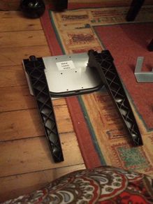 Adman galvanized bicycle rack for up to 45 kg