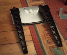 Adman galvanized bicycle rack for up to 45 kg