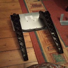 Adman galvanized bicycle rack for up to 45 kg