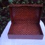 Japanese Wooden Parquet Stationery Box Image 2