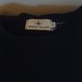 Black stone island brand tee shirt Image 3