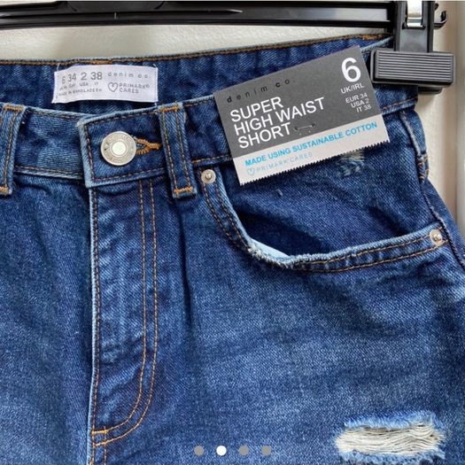 Denim shorts